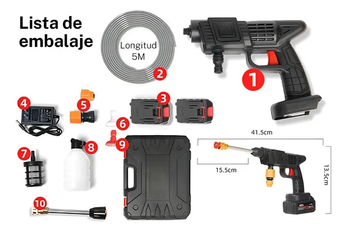 Hidrolavadora + 2 Baterias