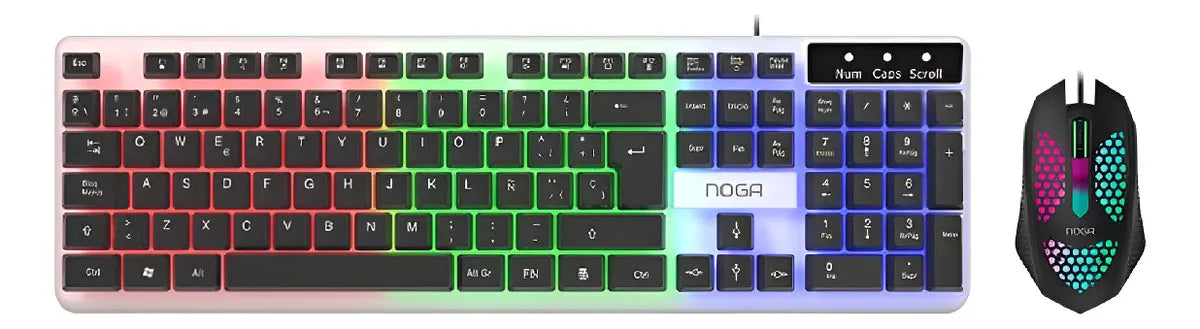 KIT GAMER TECLADO Y MOUSE NOGA NKB-100